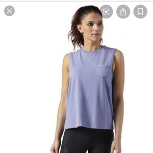 Reebok stone wash muscle tank size S